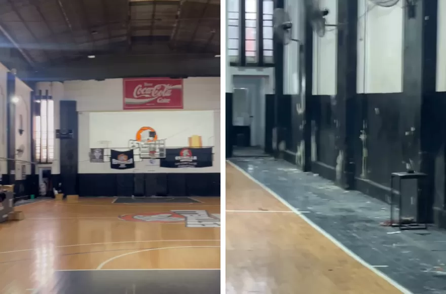 Remodelaciones en el gimnasio de Estrella