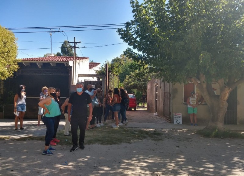 Manifestación a cargo de familiares.