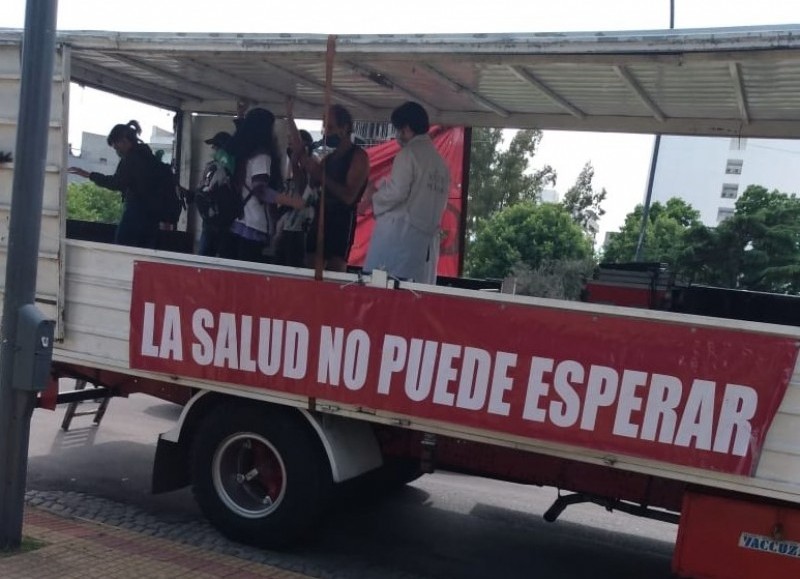 Un pasaje de la protesta.