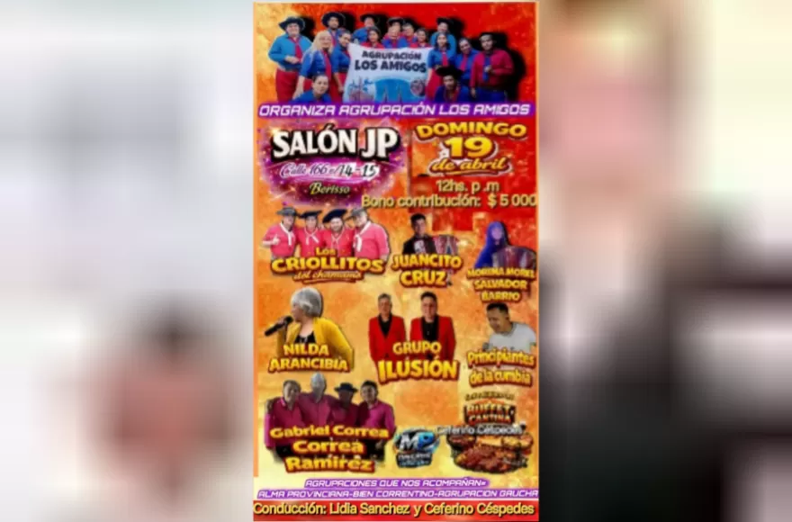 Las bandas del festival.