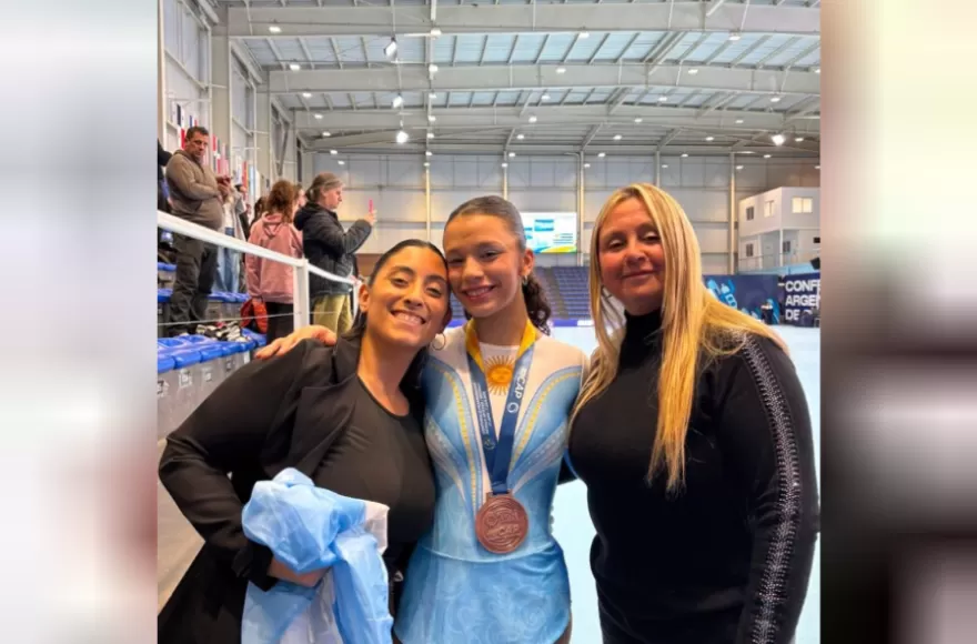 Agustina Herrera, la entrenadora berissense que llegó al Mundial de Patinaje Artístico