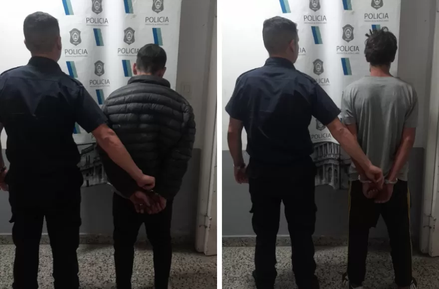 Ambos aprehendidos fueron trasladados a dependencia policial.