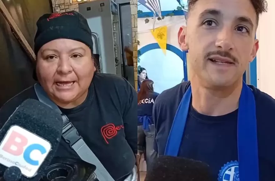 Ángela Palomino y Juan Delicostas.