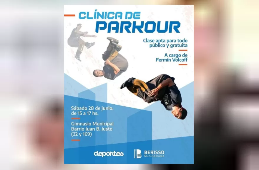 Clínica de parkour a cargo de Fermín Volvoff