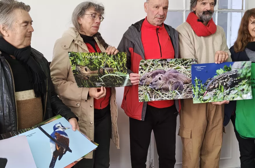 Imágenes de la naturaleza en el Canal Génova.