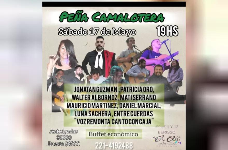 Promoción de la Peña Camalotera.