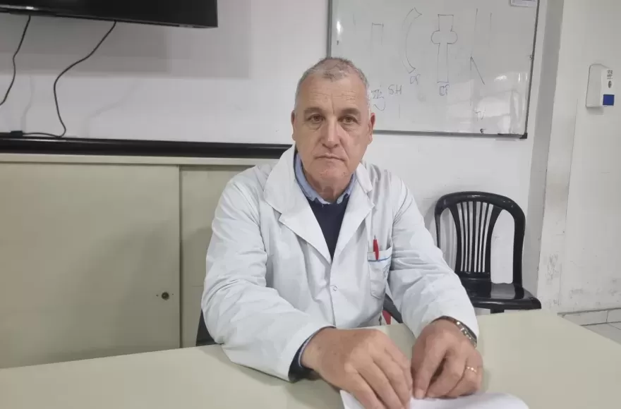 Héctor Baudino, director del Hospital Larraín.