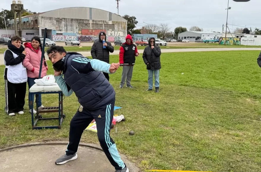La actividad se desarrolló a pesar de las bajas temperaturas.