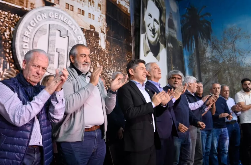 El homenaje reunió a dirigentes gremiales nacionales.