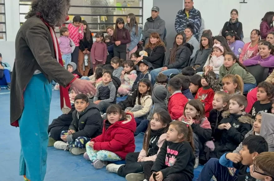 Los más chicos disfrutan de las actividades.