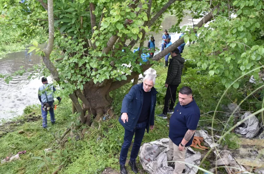 Cagliardi supervisó las tareas.