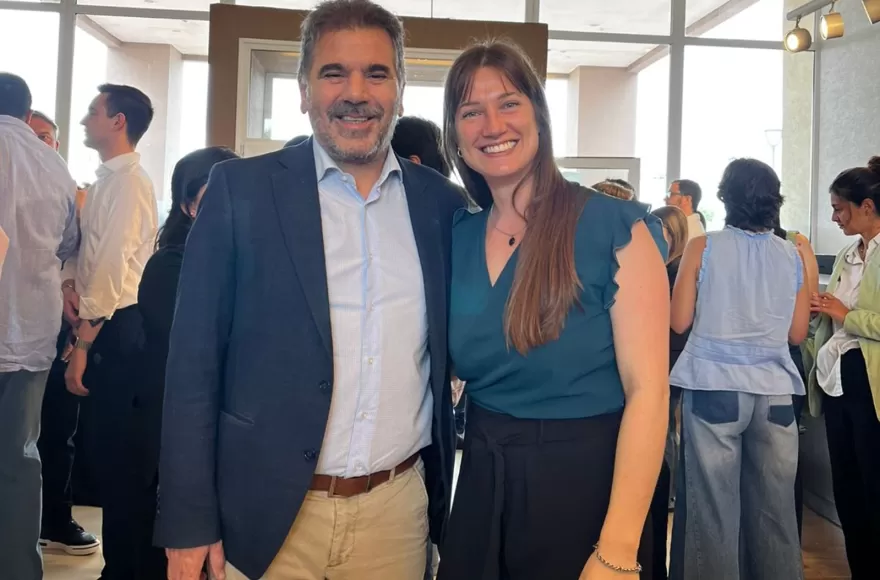 Cristian Ritondo y Carolina Dil.