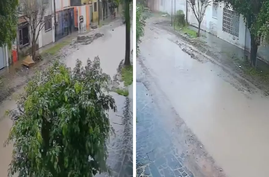 El problema mayor está en calle 123, entre 18 y 20.