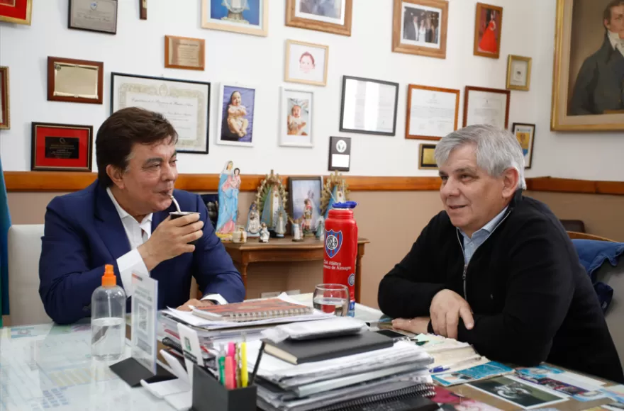 Espinoza se reunió con Britos.