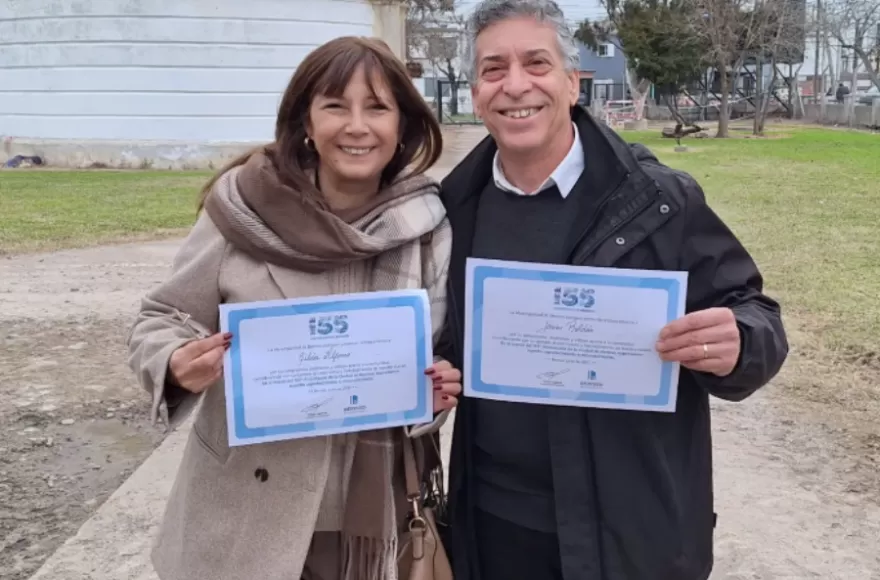Gilda Alfonso y Javier Roldán fueron reconocidos.