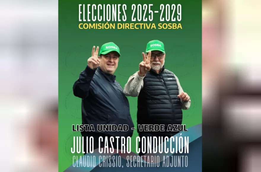 Se presentó una sola lista de unidad para las elecciones en SOSBA.