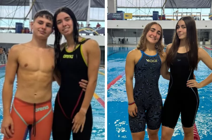 La participación consolida el desarrollo de los nadadores locales.