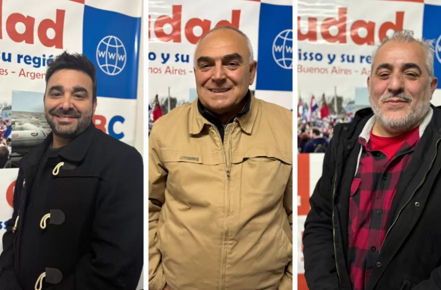 Ignacio Bruno, Ángel Celi y Miguel Nadef.