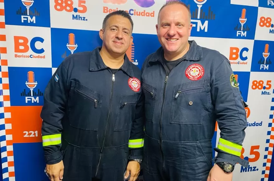 Leandro Nedela y Federico Langone.