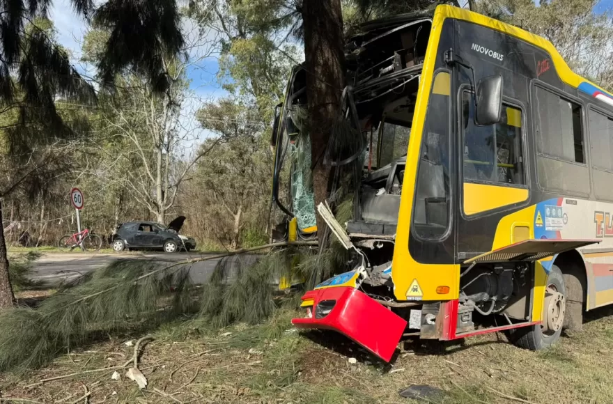 Accidente del micro 202: Scafati confirm&oacute; unos 20 heridos y el corte total de la avenida 60