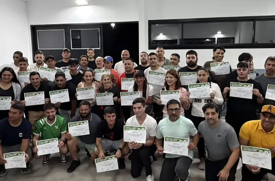 La entrega de diplomas.