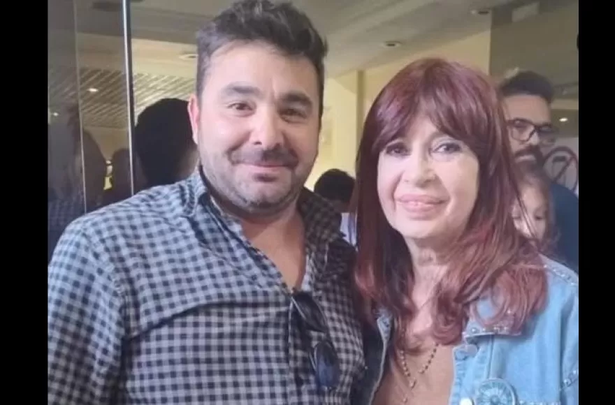 Nacho Bruno junto a Cristina Fernández de Kirchner (foto de archivo).