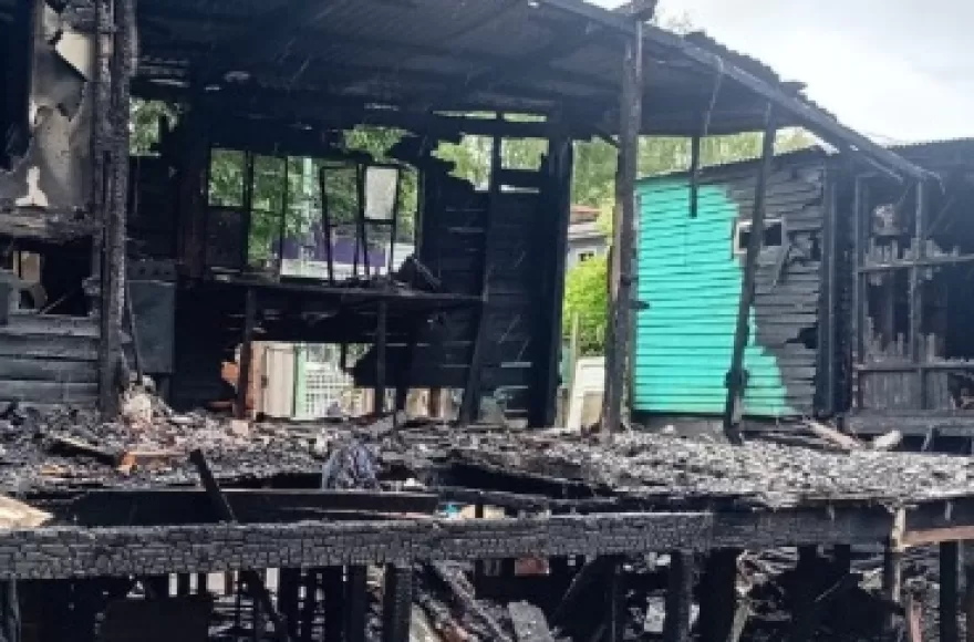 Afectó a tres viviendas.