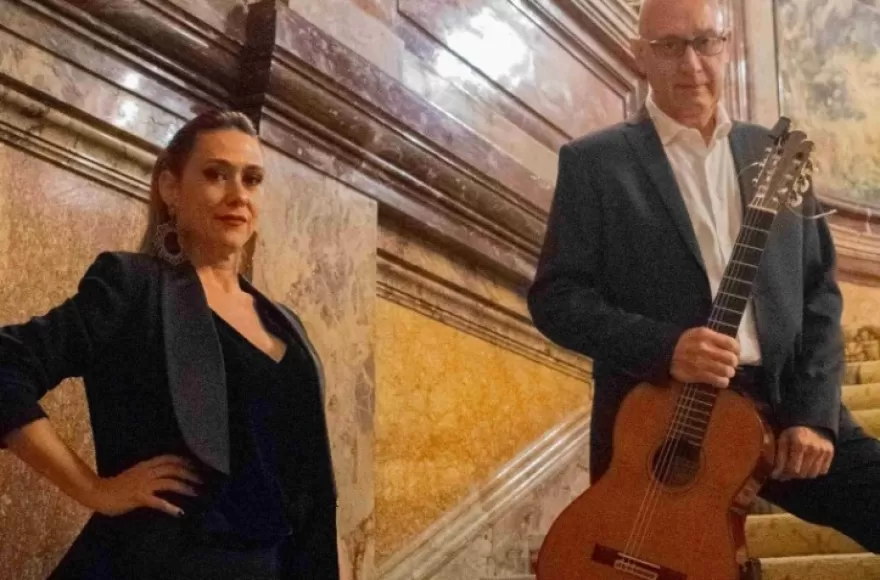 Verónica Silva y César Angeleri.