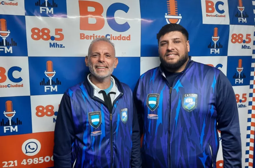 Aníbal Fernández y Agustín Gauna.