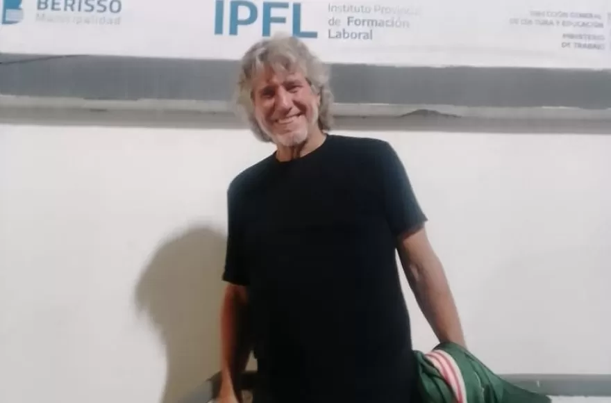 Amado Boudou en las instalaciones del Centro de Formación Laboral 404.