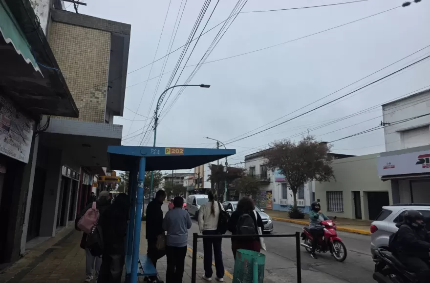 Colectivos saturados, largas esperas y usuarios resignados