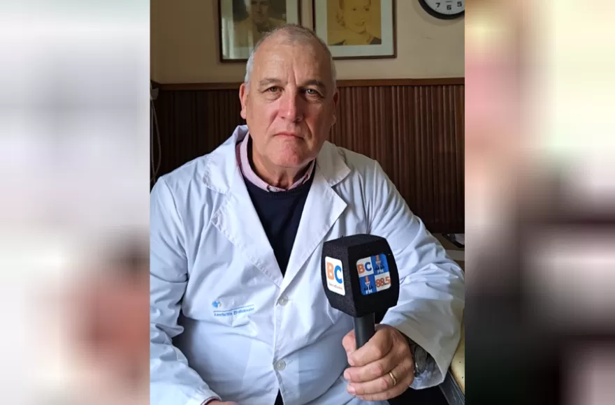 Ricardo Baudino, director de Comunicación del Hospital Larraín.