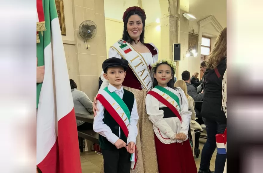 Desde la Sociedad Italiana destacaron el compromiso, dedicación y sentido de pertenencia de Loli Gómez Leone.