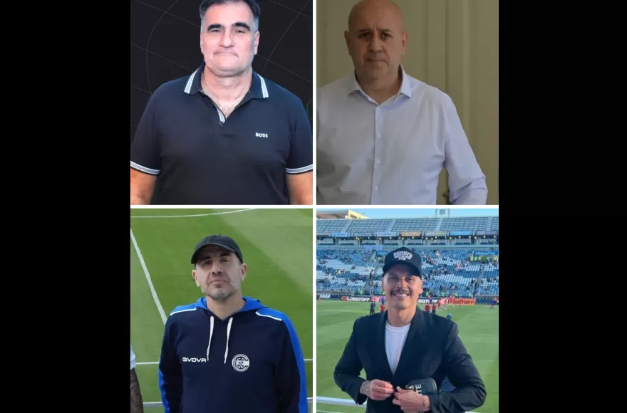 Anacleto, Onofri, Patiño y Medina, los candidatos a presidente.