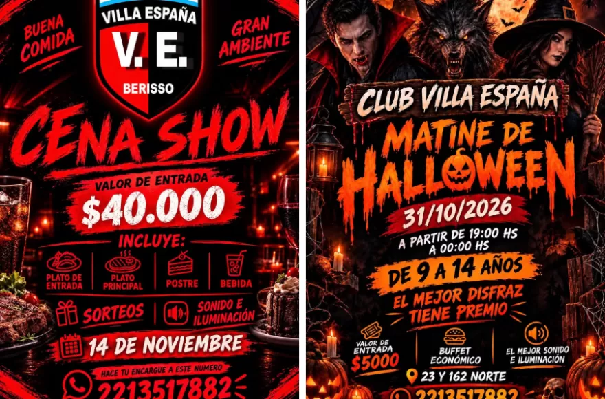 La agenda de Villa España en su aniversario.