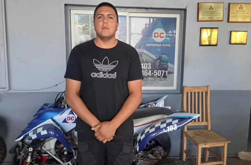 Walter Villarreal, jefe de Operaciones de defensa Civil.