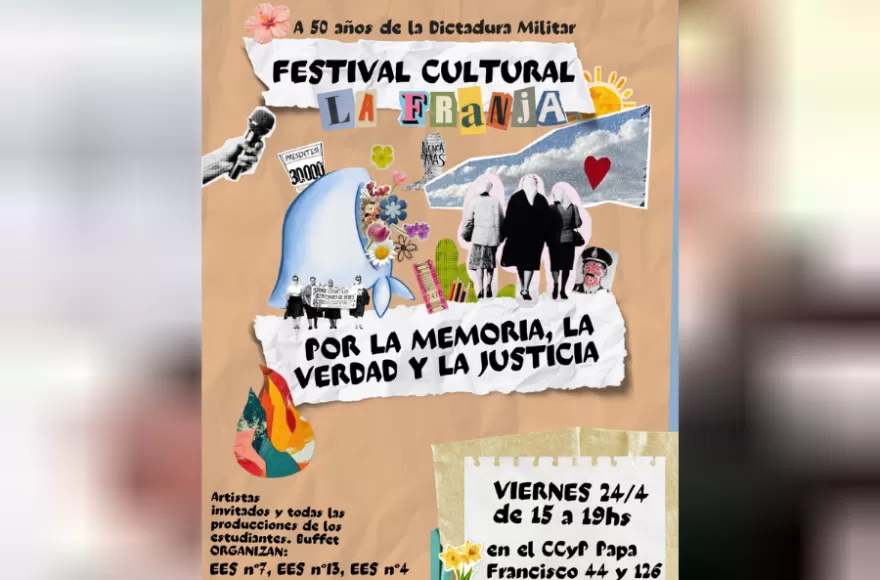 El afiche de la actividad.