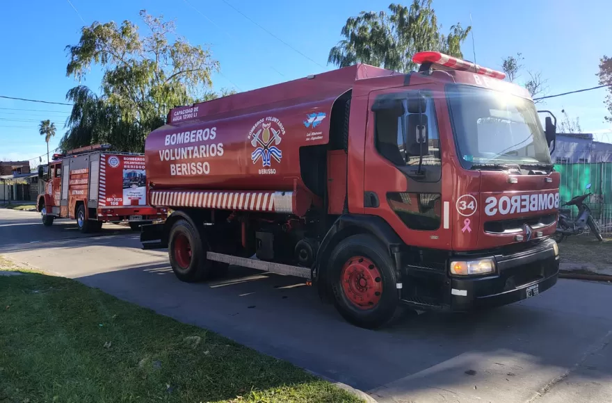 Las tareas estuvieron a cargo del jefe del Cuerpo, comandante Sebastián Cars