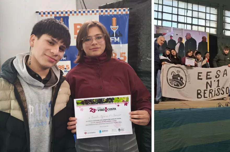 Reconocimiento para los chicos de la Escuela Agraria.
