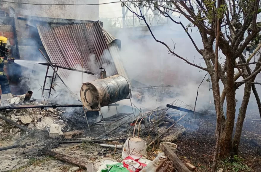 El siniestro ocurrió en 17 y 164.