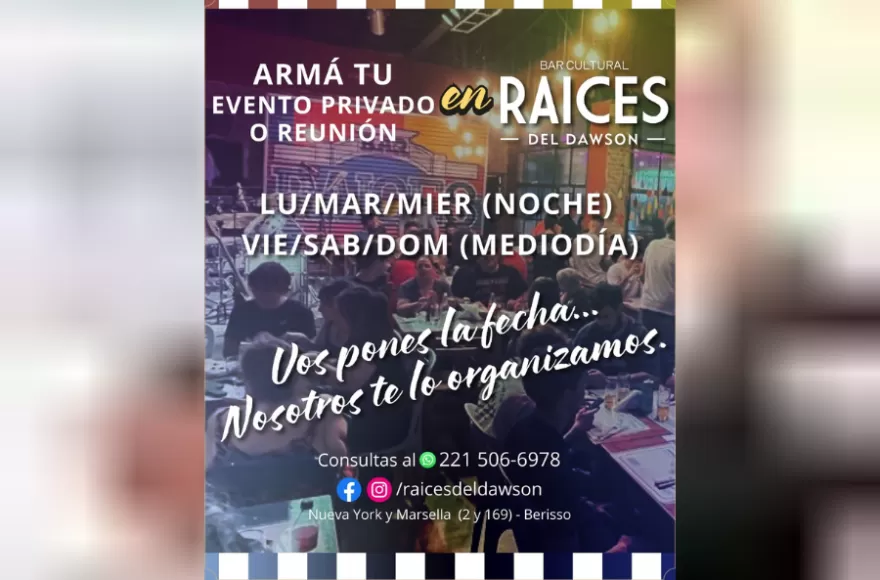 Raíces del Dawson abrió la agenda.