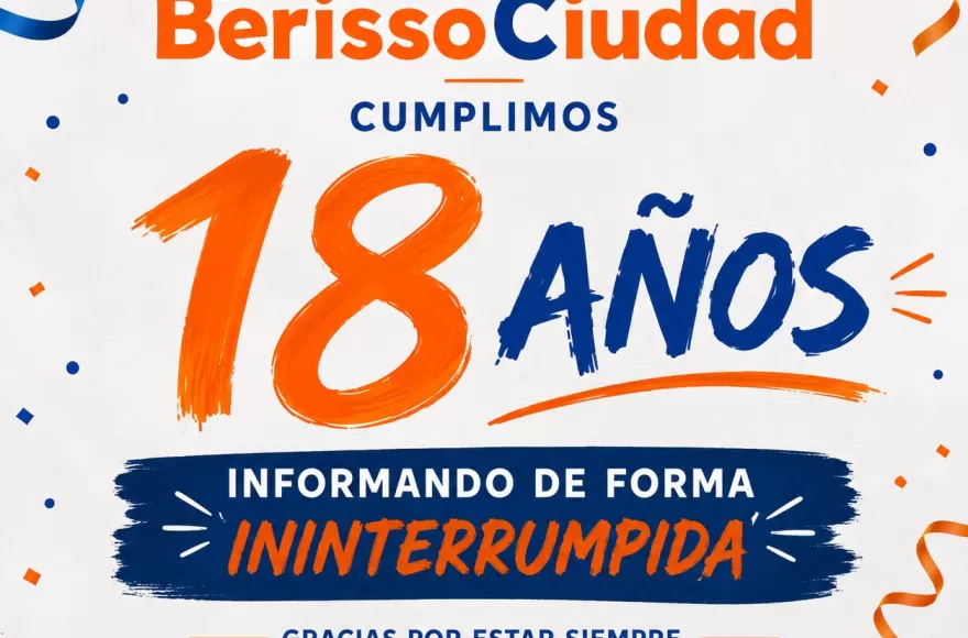 BerissoCiudad cumple 18 años: el compromiso de informar sigue intacto