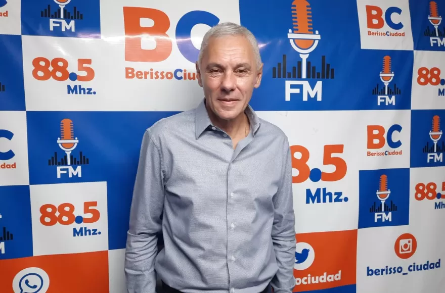 Fabián Cagliardi, intendente de Berisso.