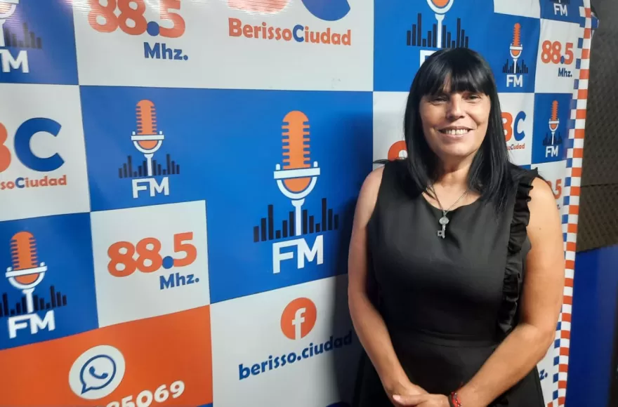 Andrea Armoa, directora de la Tercera Edad de la Municipalidad de Berisso.