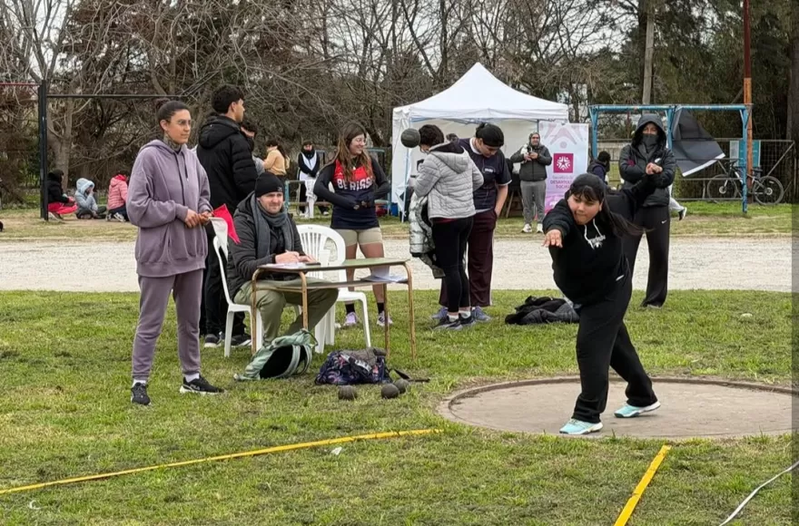 La actividad se desarrolló a pesar de las bajas temperaturas.