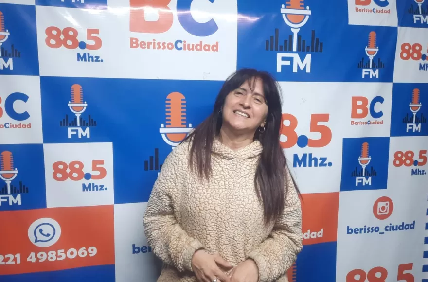 Sandra Reynaldi, una de las organizadoras de una jornada deportiva solidaria.