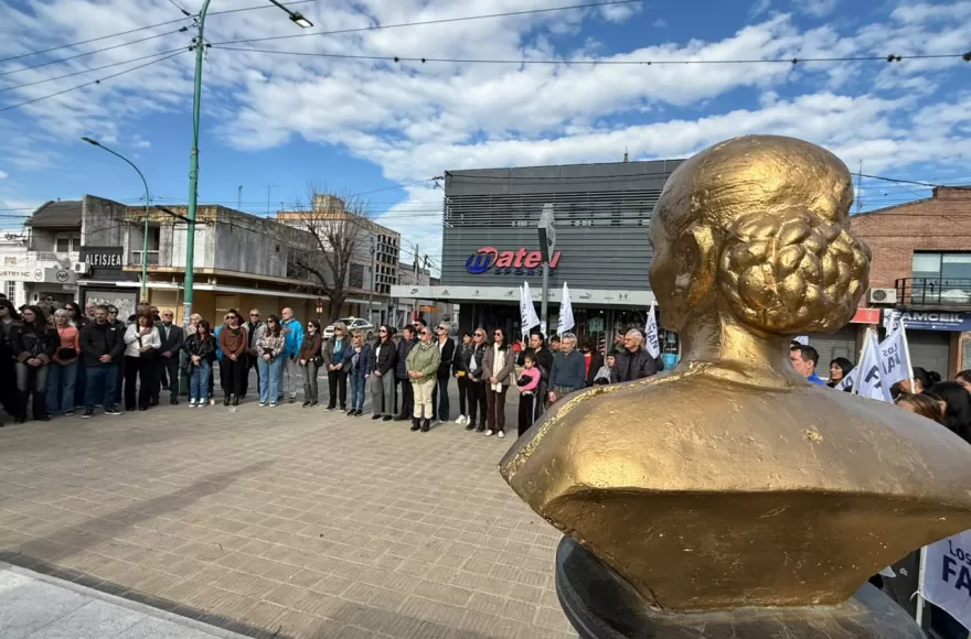 Berisso record&oacute; a Evita con un acto organizado por el Partido Justicialista