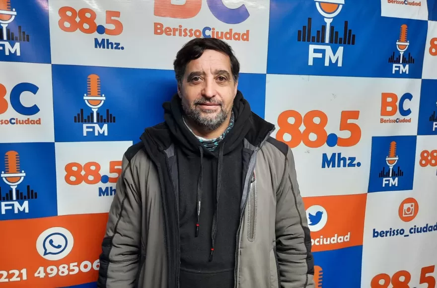 Sebastián Acevedo, director de Deportes de Berisso.