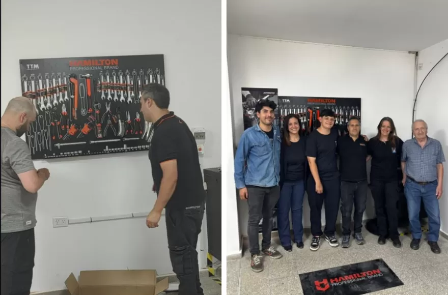 La EES 2 recibió una donación de herramientas por parte de la empresa Hamilton Argentina.