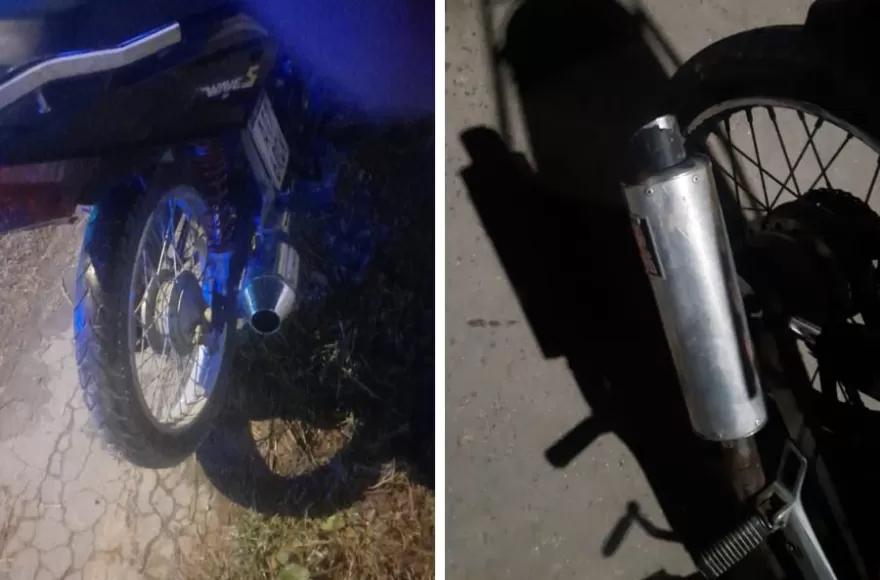 Hubo secuestro de motos por tener caño de escape no homologado.